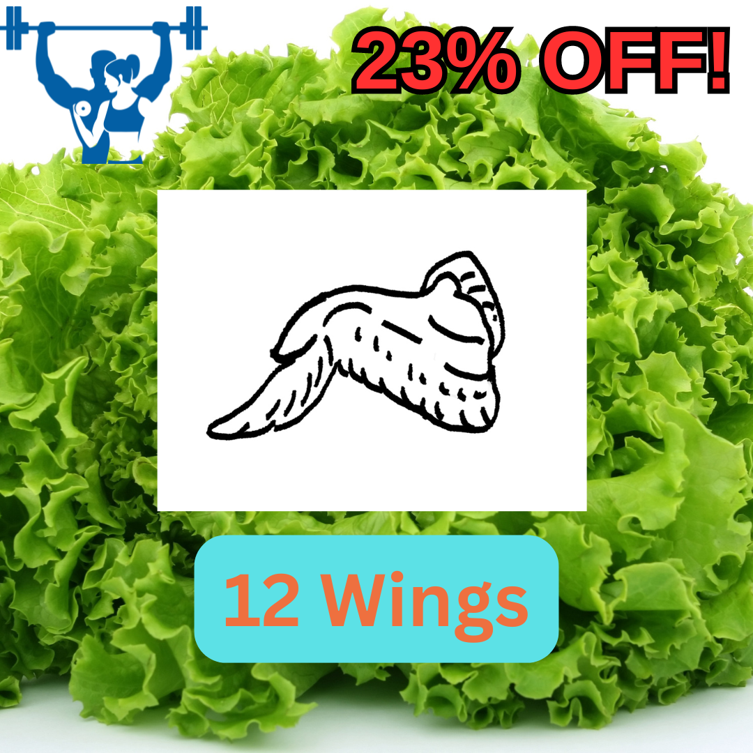 12件纯鸡翅组合 12 Wings Combo (23% DISKAUN!)