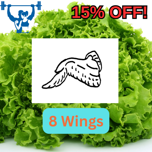 8件纯鸡翅组合 8 Wings Combo (15% OFF!)