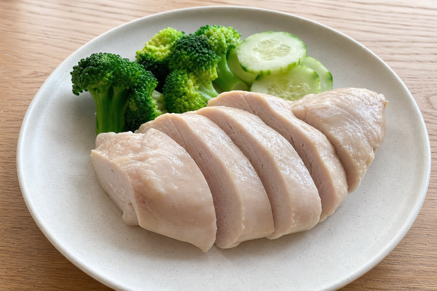 OKA-OKA realistic sous-vide chicken breast with vegetables